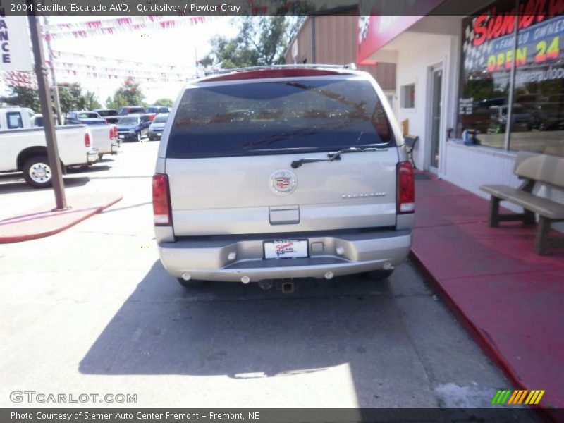 Quicksilver / Pewter Gray 2004 Cadillac Escalade AWD