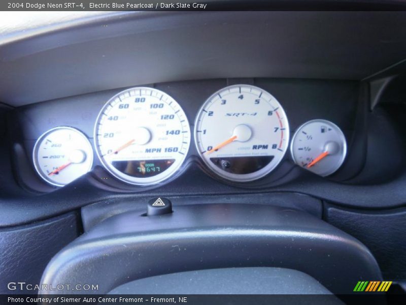 Electric Blue Pearlcoat / Dark Slate Gray 2004 Dodge Neon SRT-4