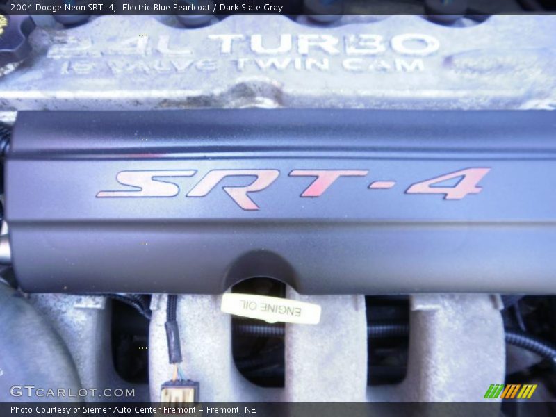 Electric Blue Pearlcoat / Dark Slate Gray 2004 Dodge Neon SRT-4