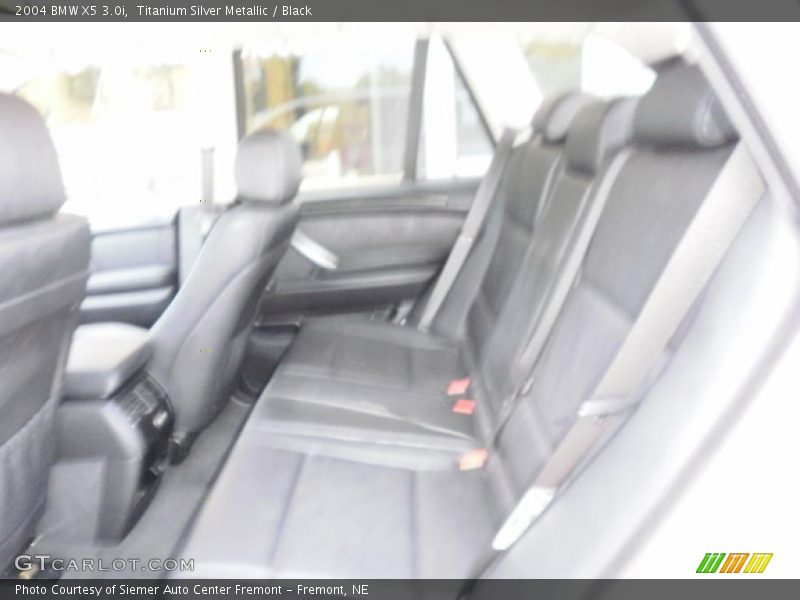 Titanium Silver Metallic / Black 2004 BMW X5 3.0i