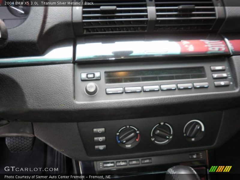 Titanium Silver Metallic / Black 2004 BMW X5 3.0i