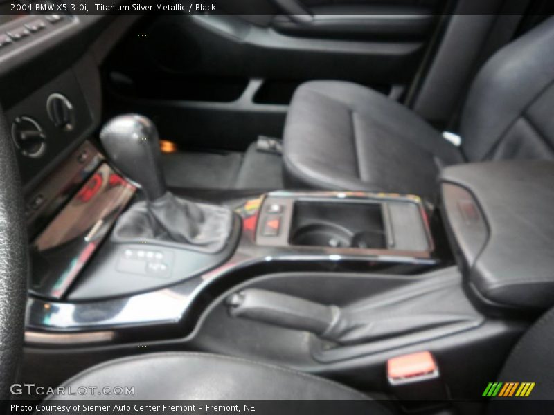 Titanium Silver Metallic / Black 2004 BMW X5 3.0i
