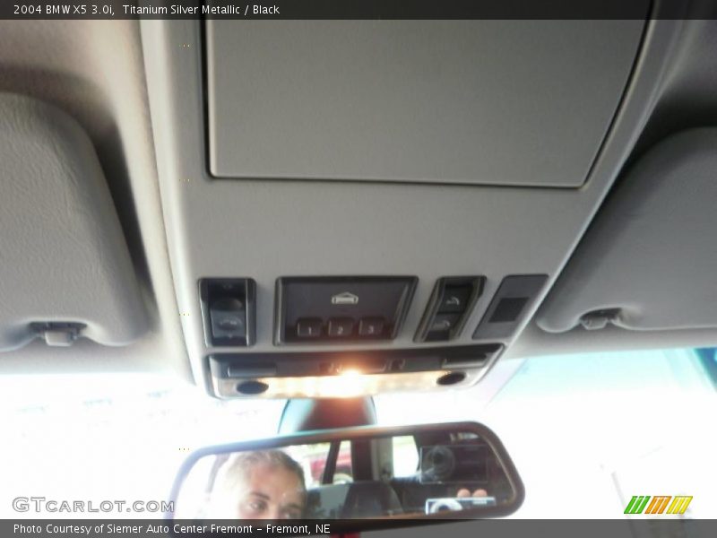 Titanium Silver Metallic / Black 2004 BMW X5 3.0i
