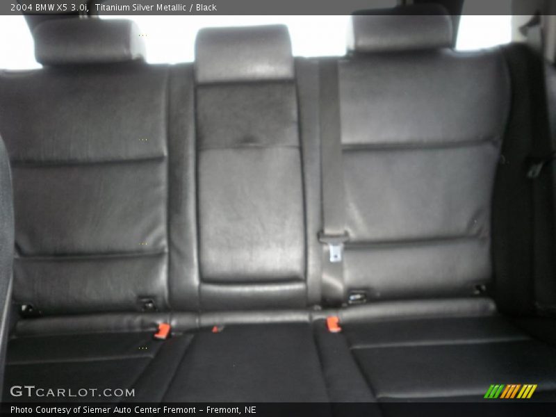 Titanium Silver Metallic / Black 2004 BMW X5 3.0i