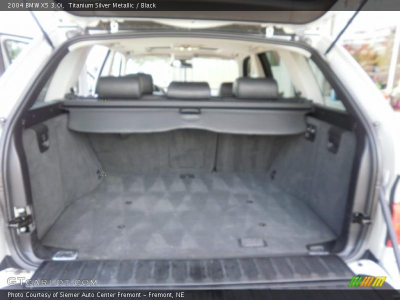 Titanium Silver Metallic / Black 2004 BMW X5 3.0i