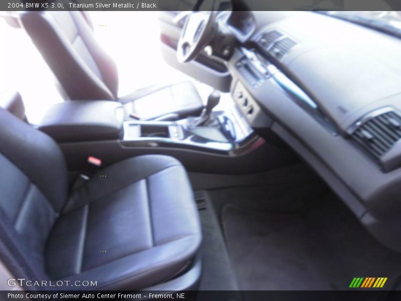 Titanium Silver Metallic / Black 2004 BMW X5 3.0i