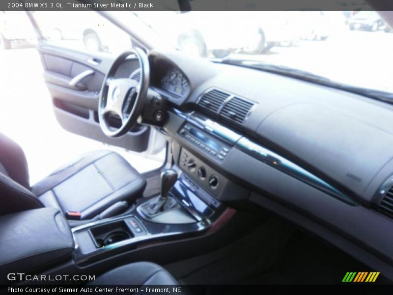 Titanium Silver Metallic / Black 2004 BMW X5 3.0i