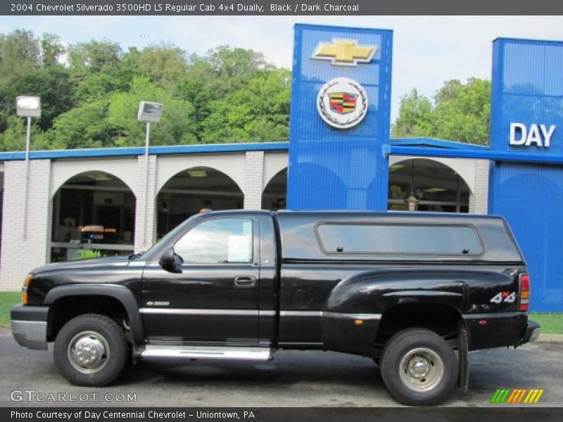 Black / Dark Charcoal 2004 Chevrolet Silverado 3500HD LS Regular Cab 4x4 Dually