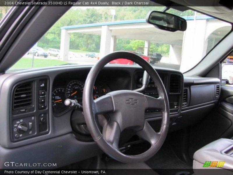 Black / Dark Charcoal 2004 Chevrolet Silverado 3500HD LS Regular Cab 4x4 Dually