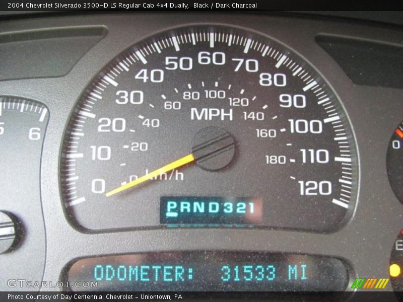 Black / Dark Charcoal 2004 Chevrolet Silverado 3500HD LS Regular Cab 4x4 Dually