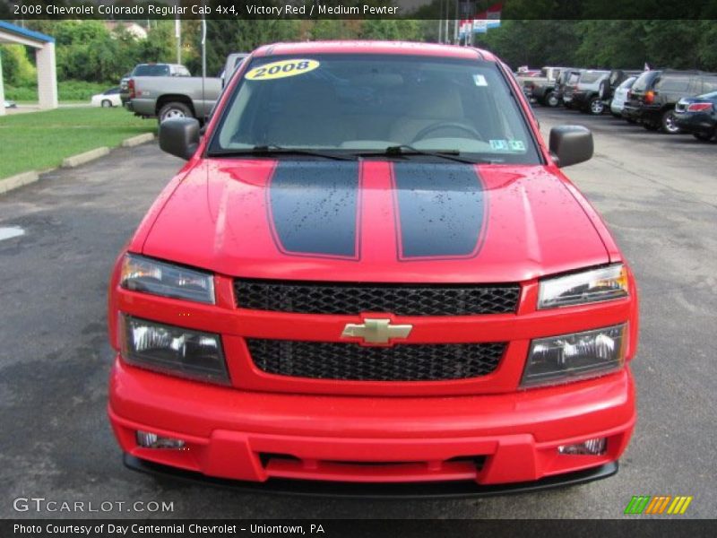 Victory Red / Medium Pewter 2008 Chevrolet Colorado Regular Cab 4x4