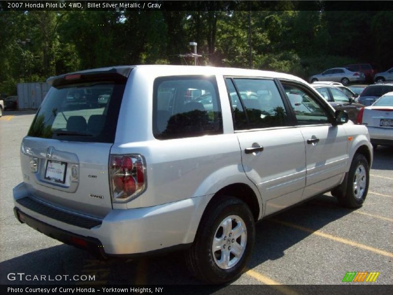 Billet Silver Metallic / Gray 2007 Honda Pilot LX 4WD