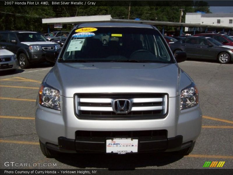 Billet Silver Metallic / Gray 2007 Honda Pilot LX 4WD