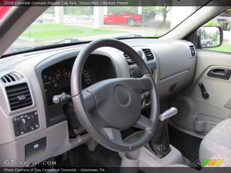 Victory Red / Medium Pewter 2008 Chevrolet Colorado Regular Cab 4x4