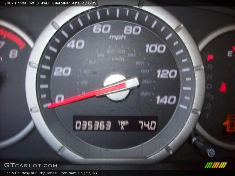 Billet Silver Metallic / Gray 2007 Honda Pilot LX 4WD