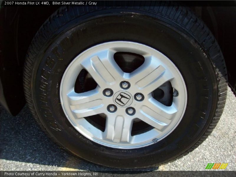 Billet Silver Metallic / Gray 2007 Honda Pilot LX 4WD