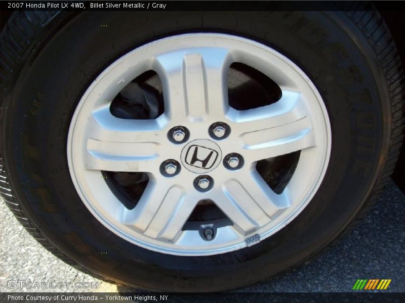 Billet Silver Metallic / Gray 2007 Honda Pilot LX 4WD