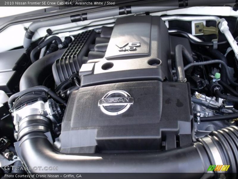 Avalanche White / Steel 2010 Nissan Frontier SE Crew Cab 4x4