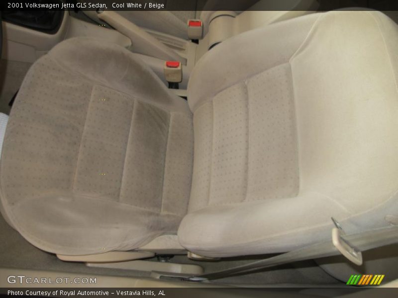Cool White / Beige 2001 Volkswagen Jetta GLS Sedan