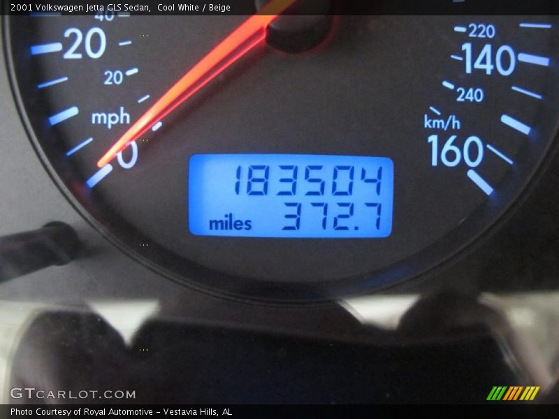 Cool White / Beige 2001 Volkswagen Jetta GLS Sedan