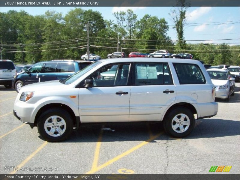 Billet Silver Metallic / Gray 2007 Honda Pilot LX 4WD