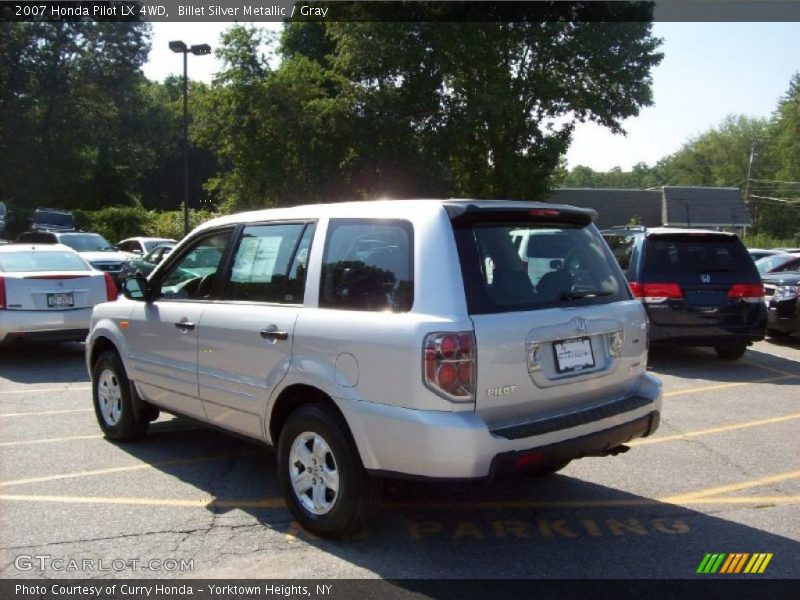 Billet Silver Metallic / Gray 2007 Honda Pilot LX 4WD