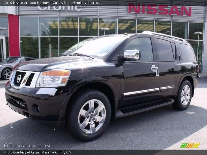 Galaxy Black Metallic / Charcoal 2010 Nissan Armada Platinum