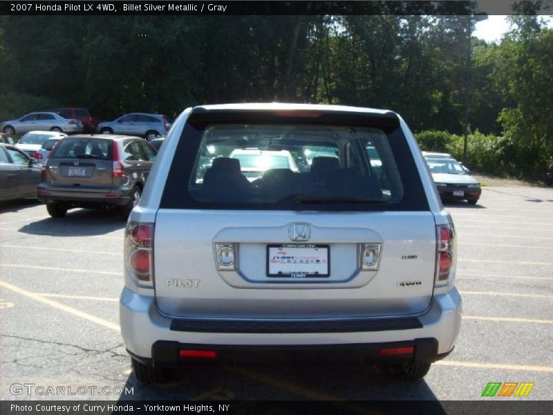 Billet Silver Metallic / Gray 2007 Honda Pilot LX 4WD