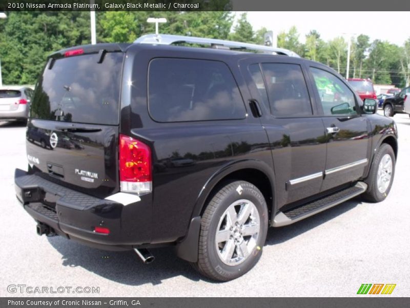 Galaxy Black Metallic / Charcoal 2010 Nissan Armada Platinum