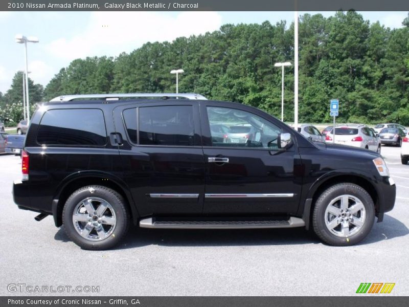 Galaxy Black Metallic / Charcoal 2010 Nissan Armada Platinum