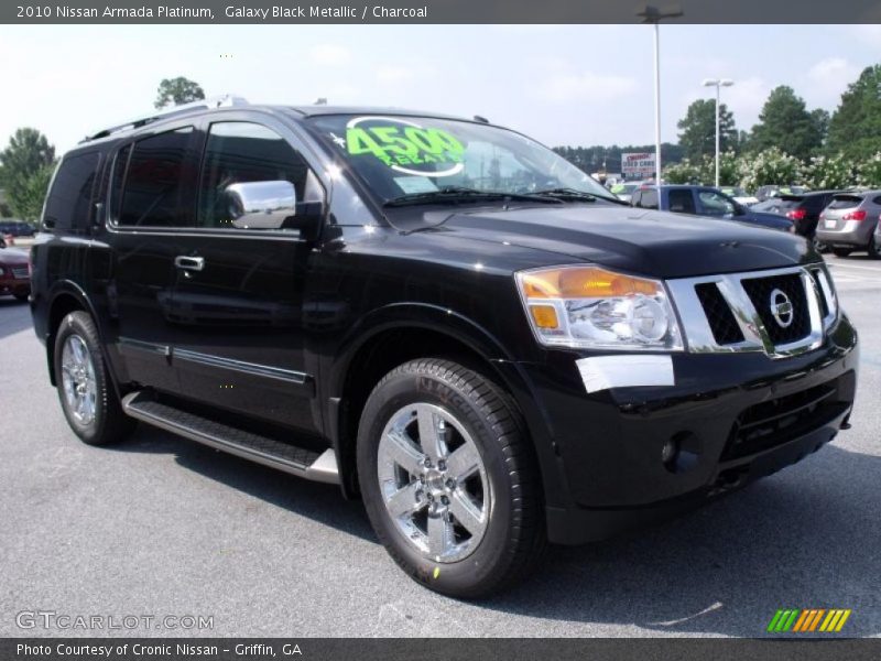 Galaxy Black Metallic / Charcoal 2010 Nissan Armada Platinum