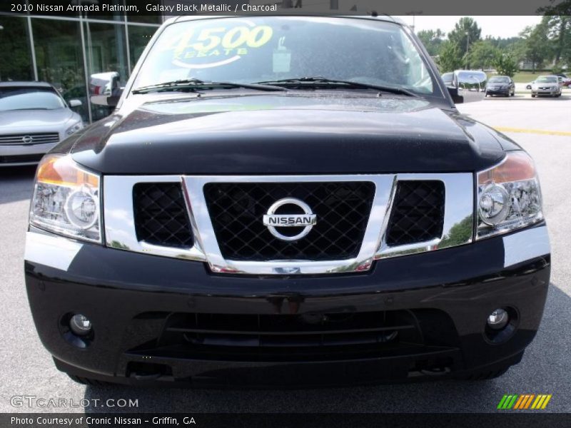 Galaxy Black Metallic / Charcoal 2010 Nissan Armada Platinum