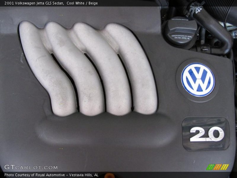 Cool White / Beige 2001 Volkswagen Jetta GLS Sedan