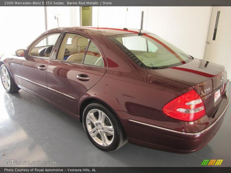 Barolo Red Metallic / Stone 2006 Mercedes-Benz E 350 Sedan