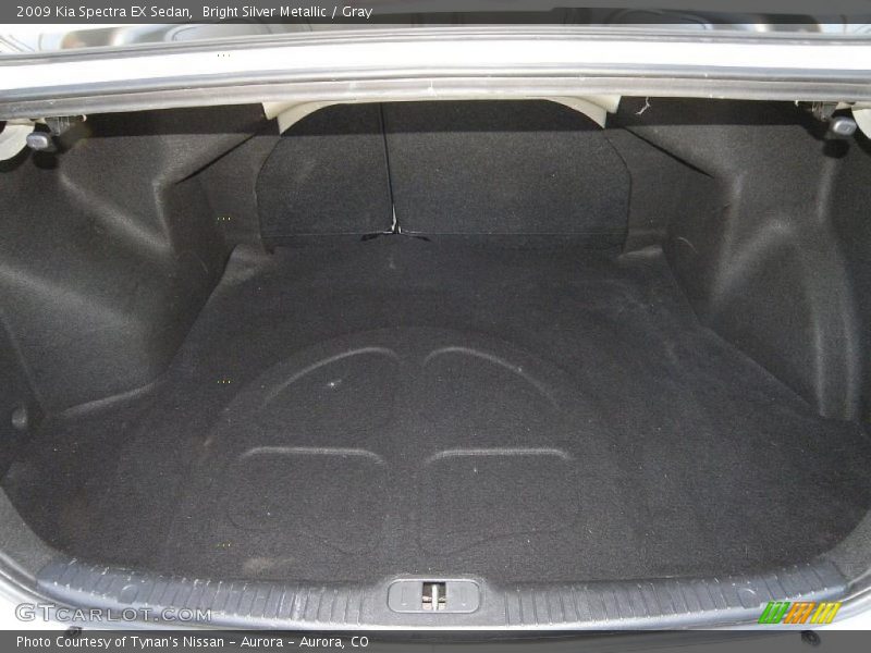 Bright Silver Metallic / Gray 2009 Kia Spectra EX Sedan