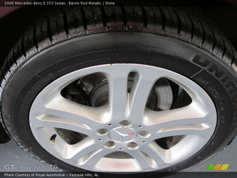 Barolo Red Metallic / Stone 2006 Mercedes-Benz E 350 Sedan