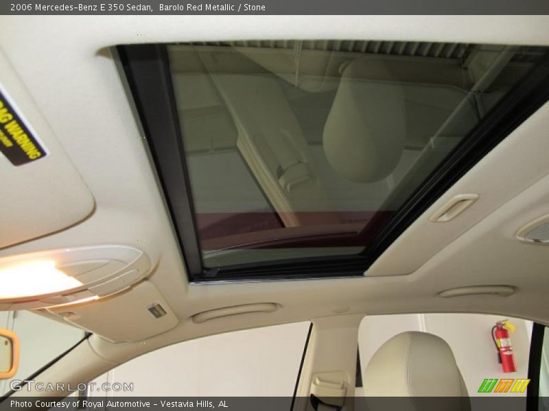 Barolo Red Metallic / Stone 2006 Mercedes-Benz E 350 Sedan