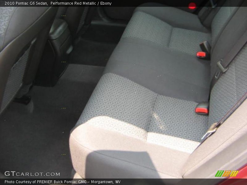 Performance Red Metallic / Ebony 2010 Pontiac G6 Sedan
