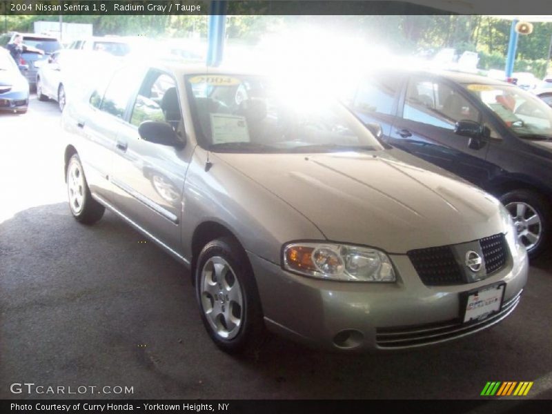 Radium Gray / Taupe 2004 Nissan Sentra 1.8