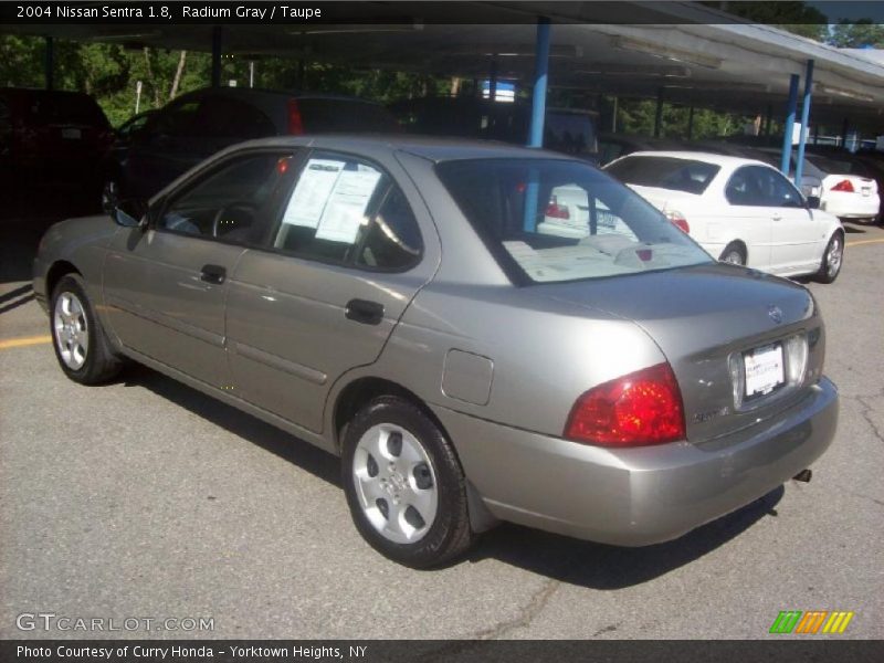 Radium Gray / Taupe 2004 Nissan Sentra 1.8