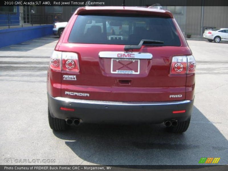 Red Jewel Tintcoat / Cashmere 2010 GMC Acadia SLT AWD