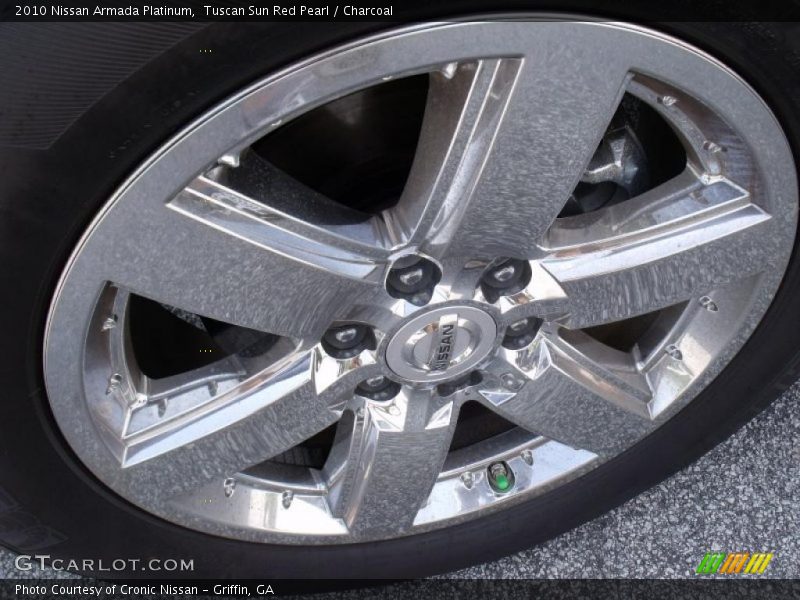 Tuscan Sun Red Pearl / Charcoal 2010 Nissan Armada Platinum