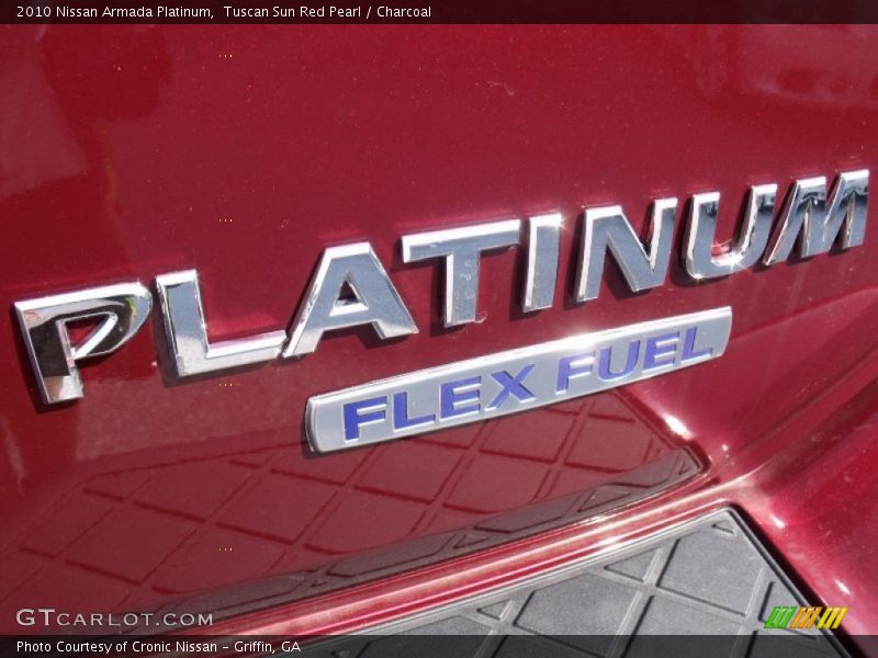 Tuscan Sun Red Pearl / Charcoal 2010 Nissan Armada Platinum