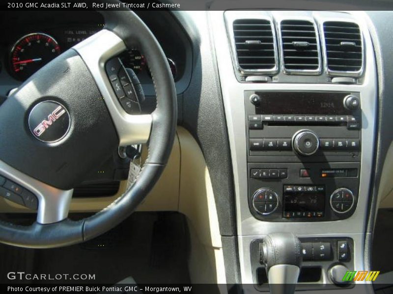 Red Jewel Tintcoat / Cashmere 2010 GMC Acadia SLT AWD