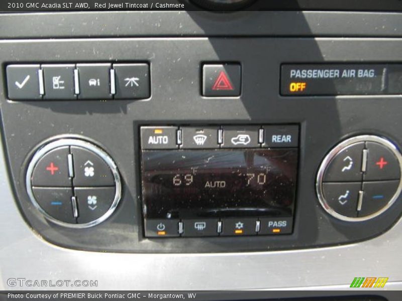 Red Jewel Tintcoat / Cashmere 2010 GMC Acadia SLT AWD