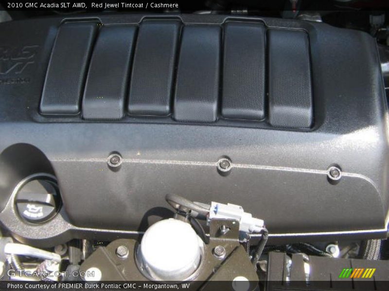 Red Jewel Tintcoat / Cashmere 2010 GMC Acadia SLT AWD
