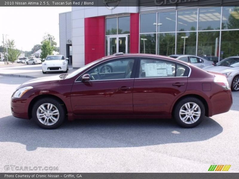 Tuscan Sun Red / Blond 2010 Nissan Altima 2.5 S