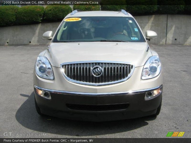 Gold Mist Metallic / Cashmere/Cocoa 2008 Buick Enclave CXL AWD