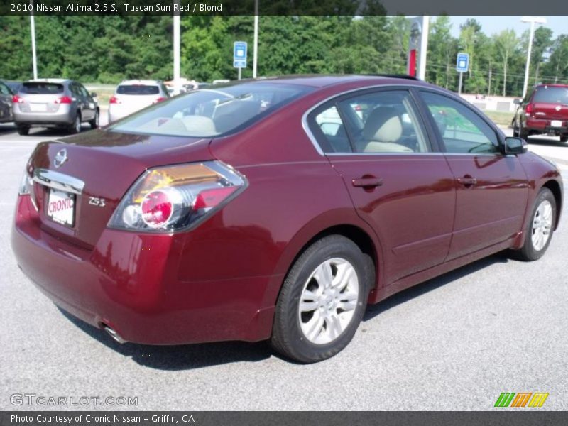Tuscan Sun Red / Blond 2010 Nissan Altima 2.5 S