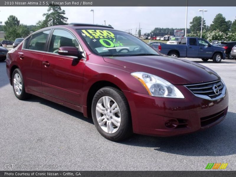 Tuscan Sun Red / Blond 2010 Nissan Altima 2.5 S